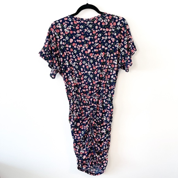 Michael Kors Floral Matte Jersey Ruffled Dress Size XS - Picture 7 of 12